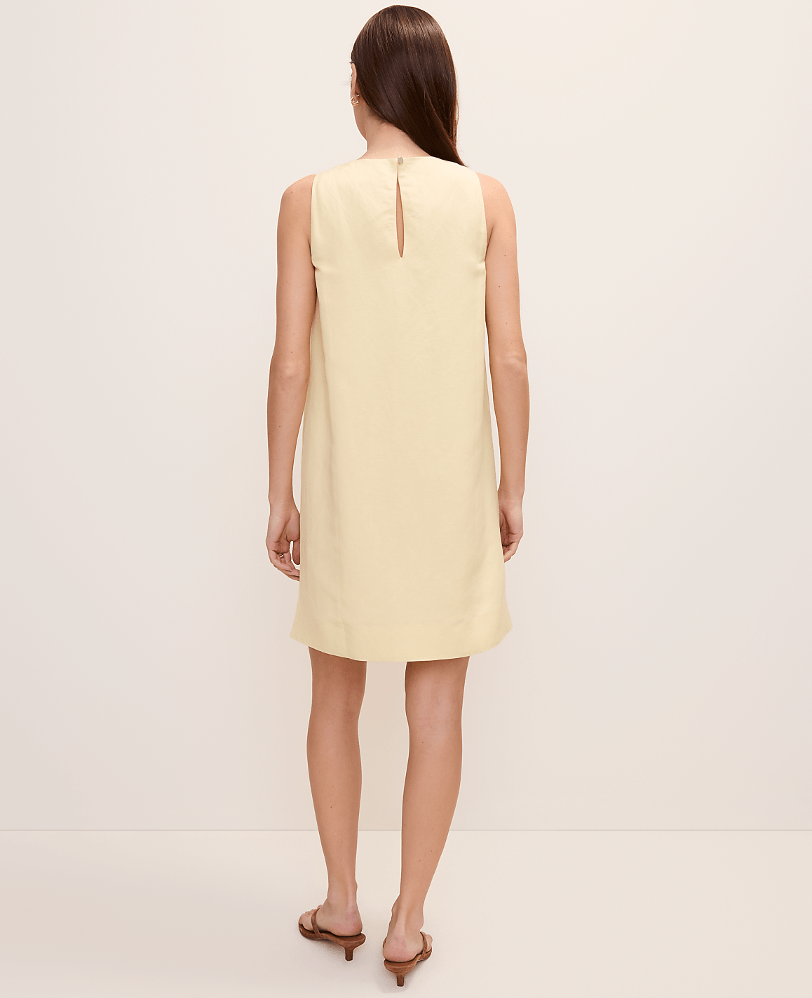 Petite Shift Dress in Linen Blend | Ann Taylor