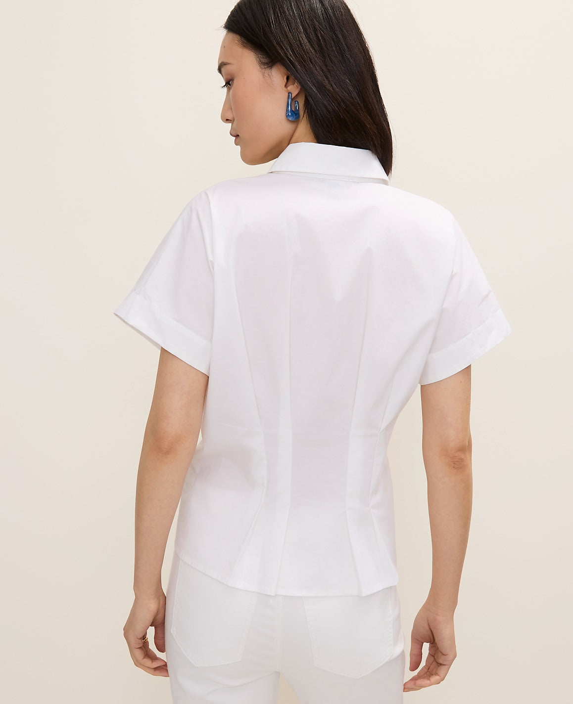 Pleated Collared Blouse | Ann Taylor