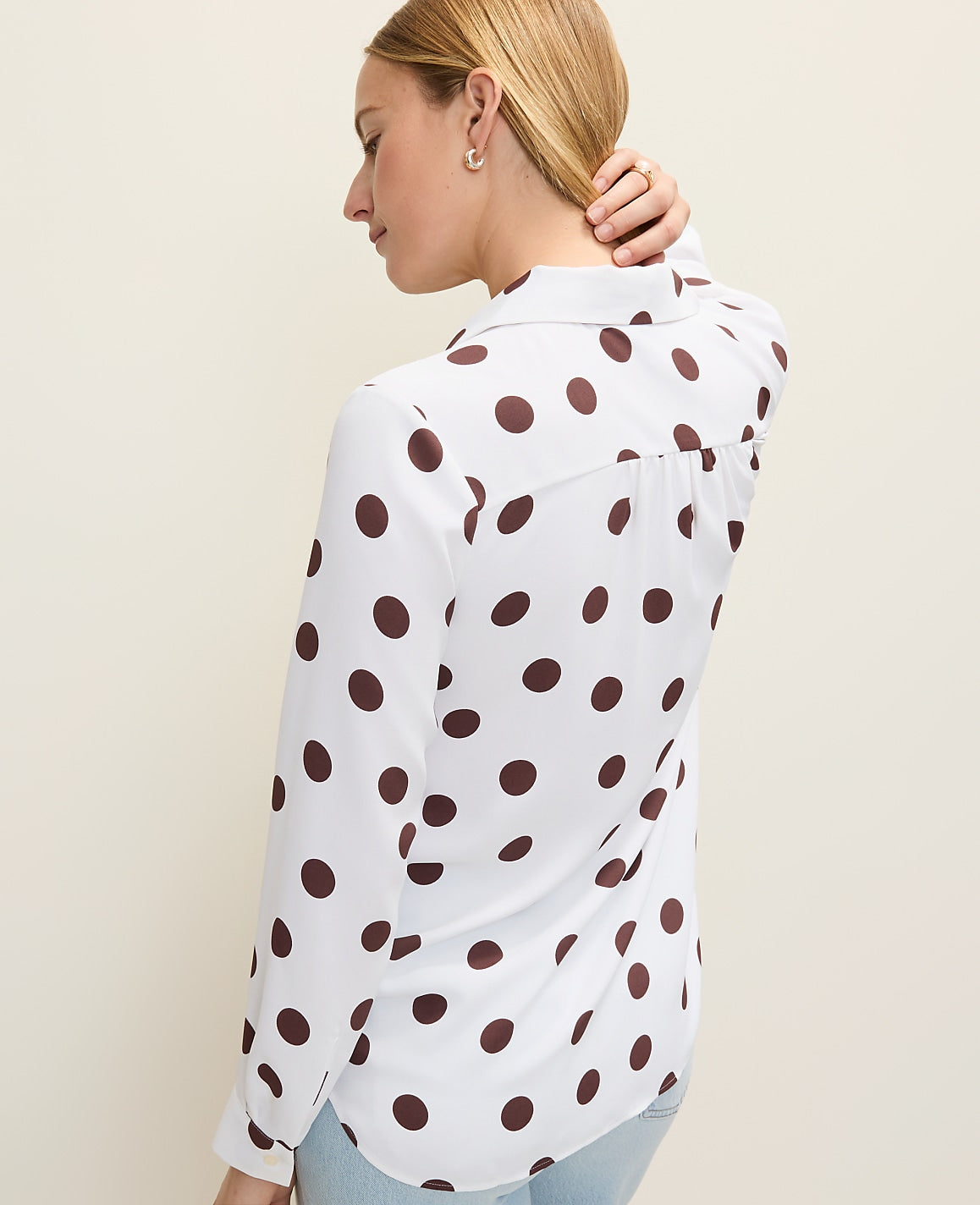Polka Dot Camp Shirt | Ann Taylor