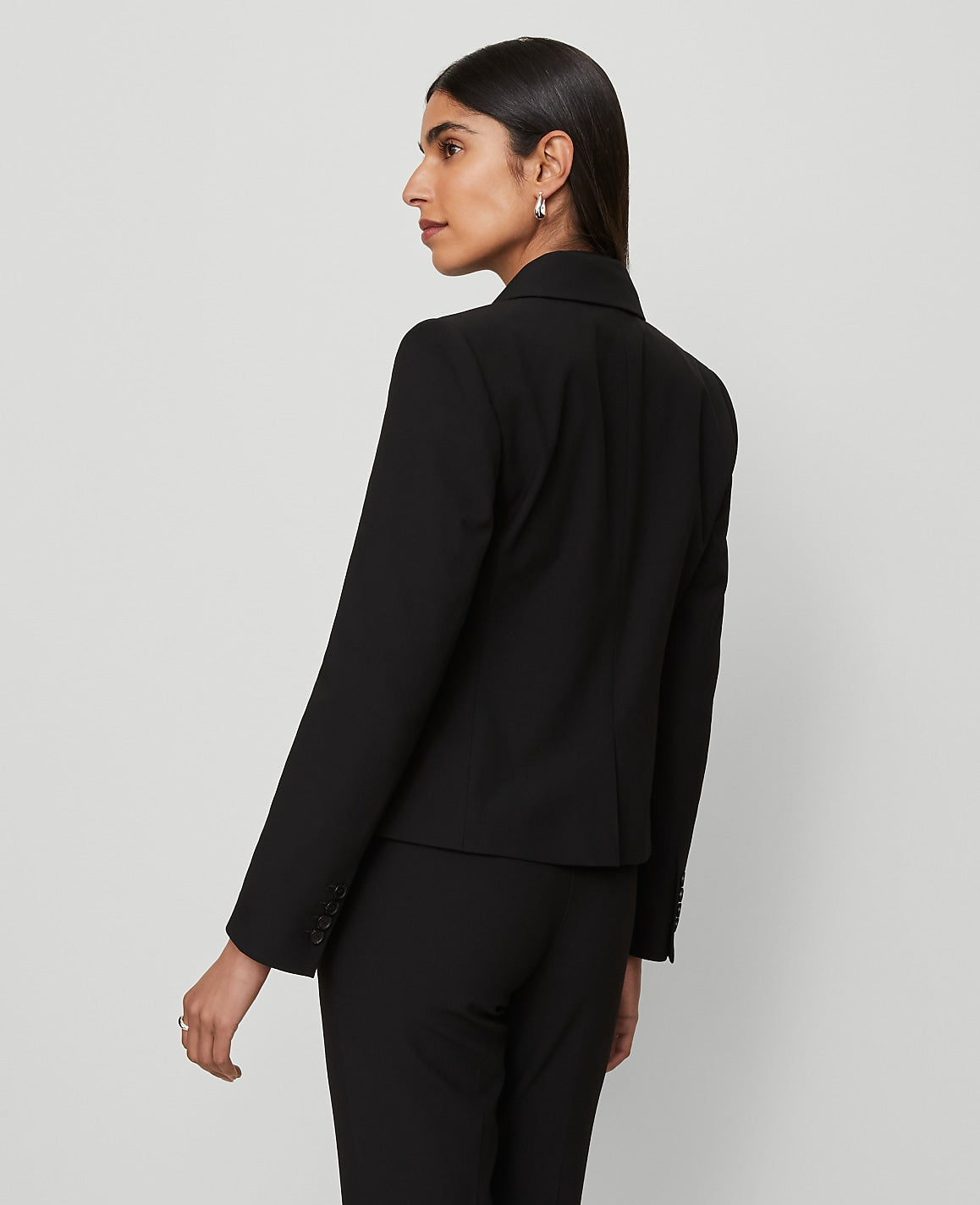 The Shorter Two Button Blazer in Bi-Stretch | Ann Taylor