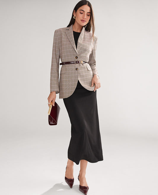 The Madison Blazer in Plaid | Ann Taylor
