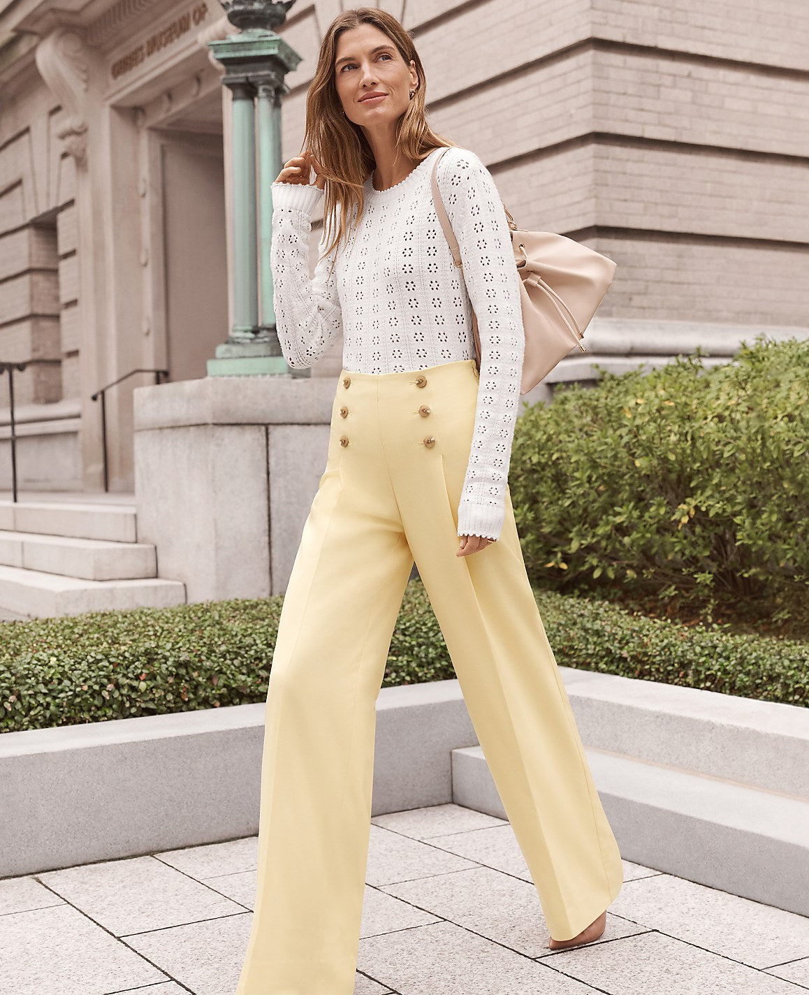 The Wide-Leg Sailor Pant | Ann Taylor