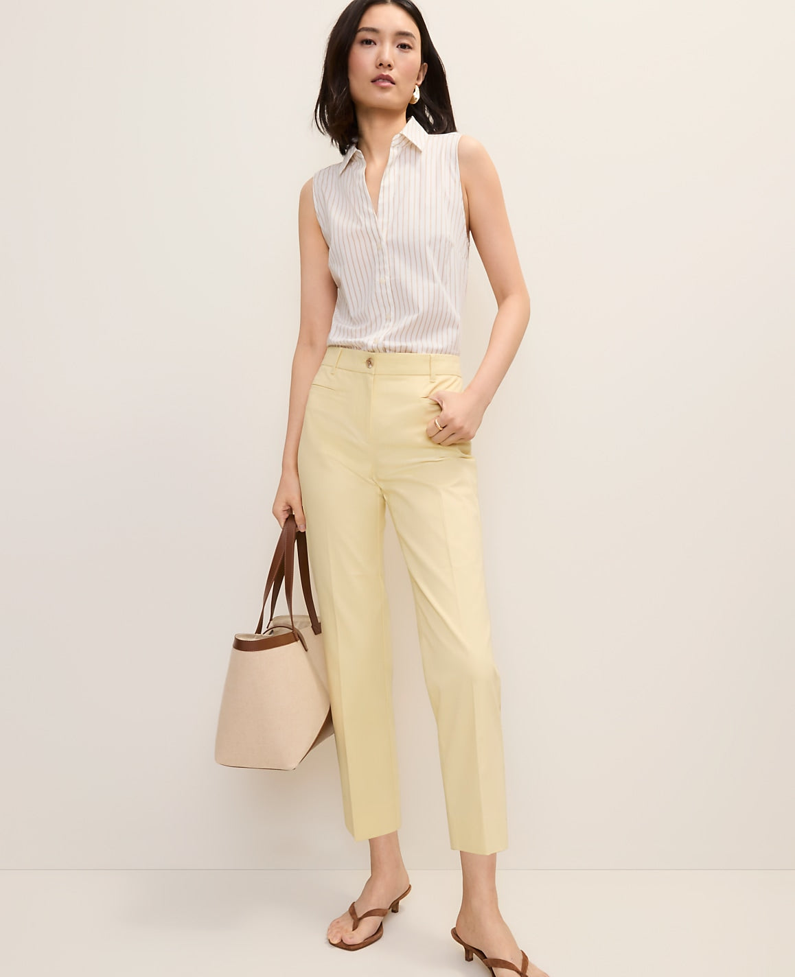 The Cotton Crop Pant | Ann Taylor