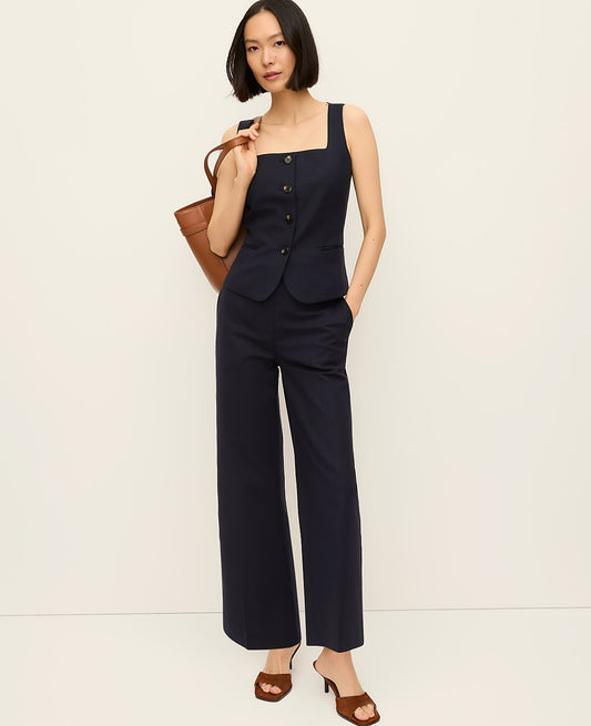 The High Rise Everyday Ankle Pant in Doubleweave | Ann Taylor