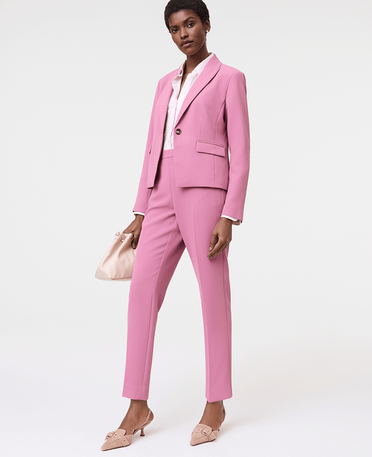 The Relaxed Ankle Pant in Fluid Crepe | Ann Taylor