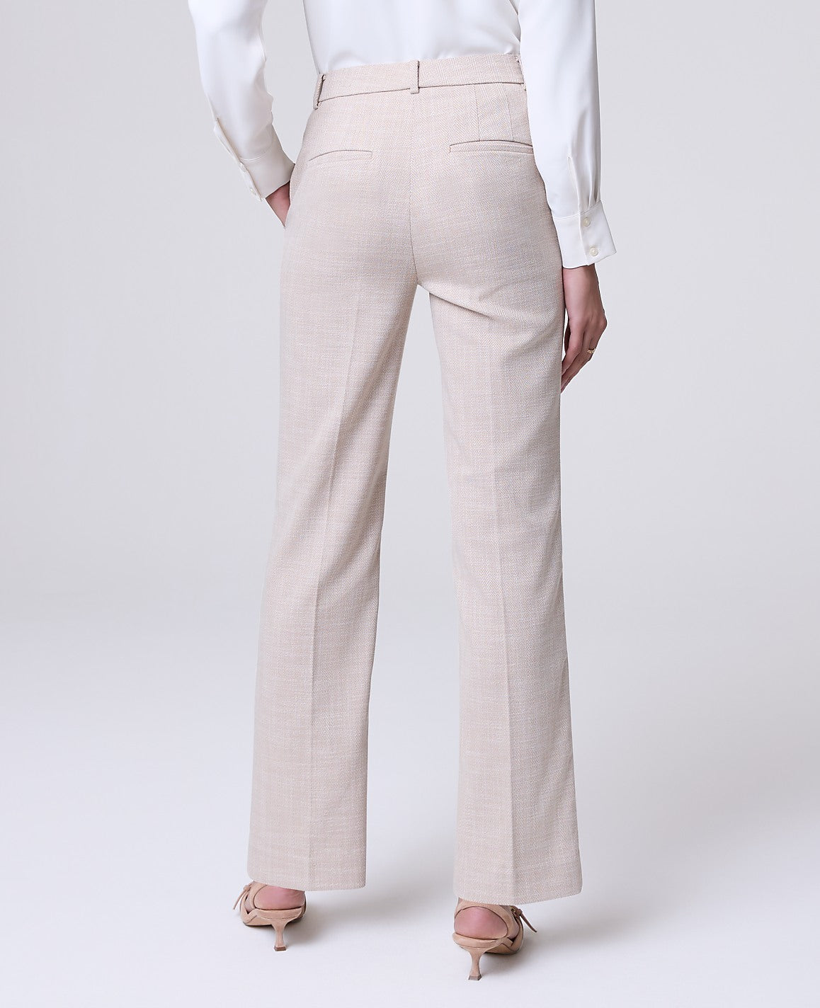 The Bridgette Pant in Herringbone | Ann Taylor