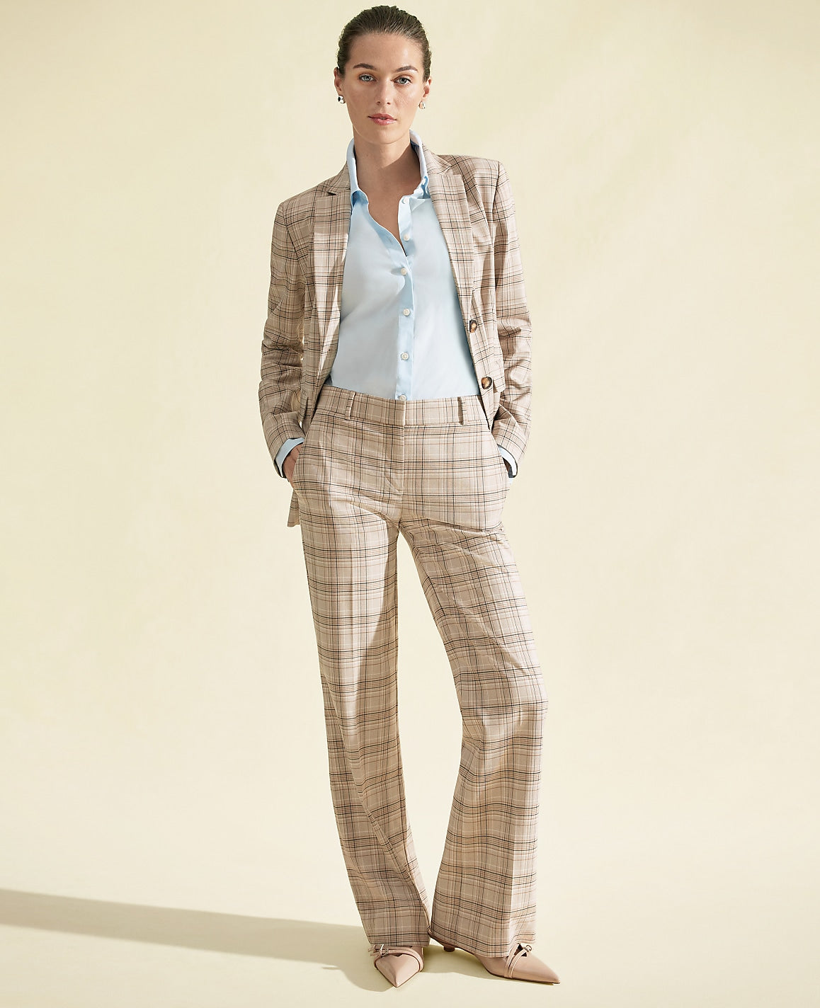 The Jayne Trouser in Plaid | Ann Taylor