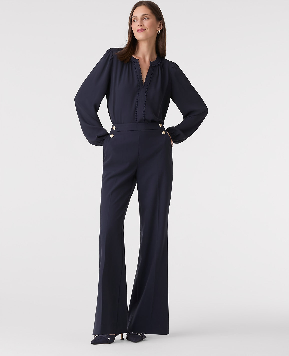 The Everyday Sailor Wide-Leg Pant | Ann Taylor