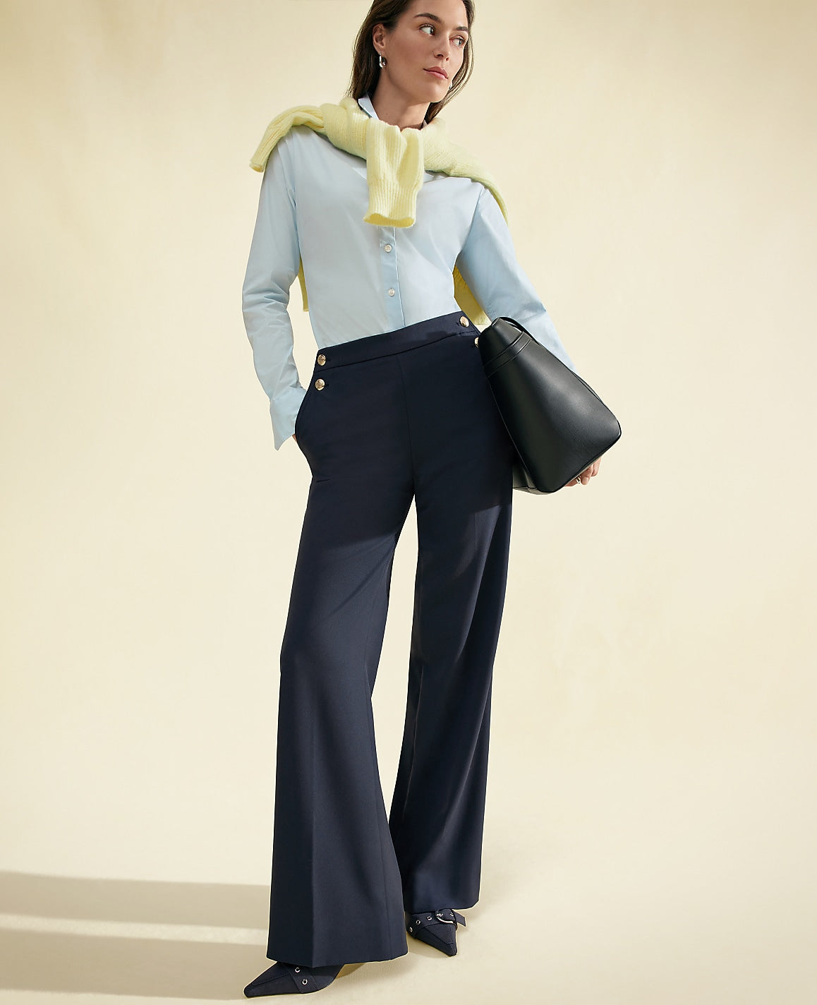 The Everyday Sailor Wide-Leg Pant | Ann Taylor
