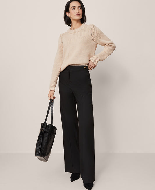 The Tailored Wide-Leg Trouser | Ann Taylor