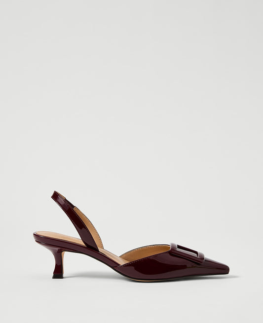 Patent Pointy Toe Slingback Pump | Ann Taylor