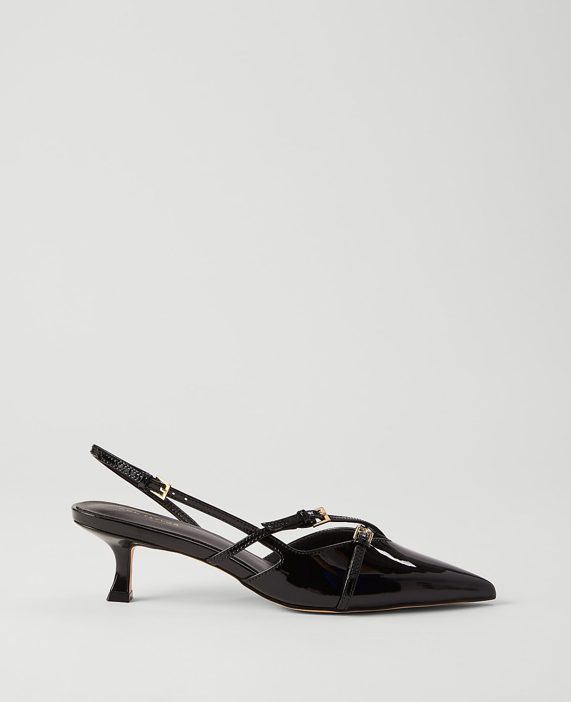 Strappy Pointy Toe Patent Pump | Ann Taylor