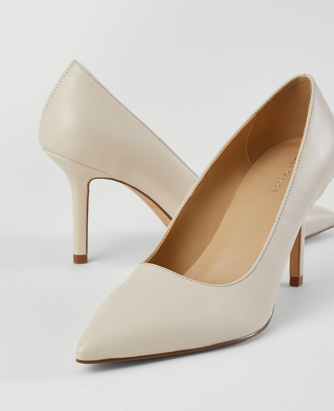 Mae Leather Pump | Ann Taylor