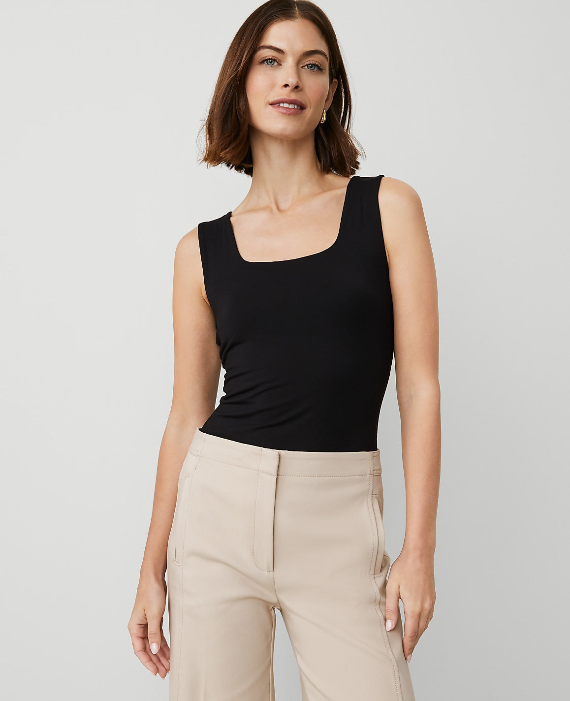 Square Neck Tank Top | Ann Taylor