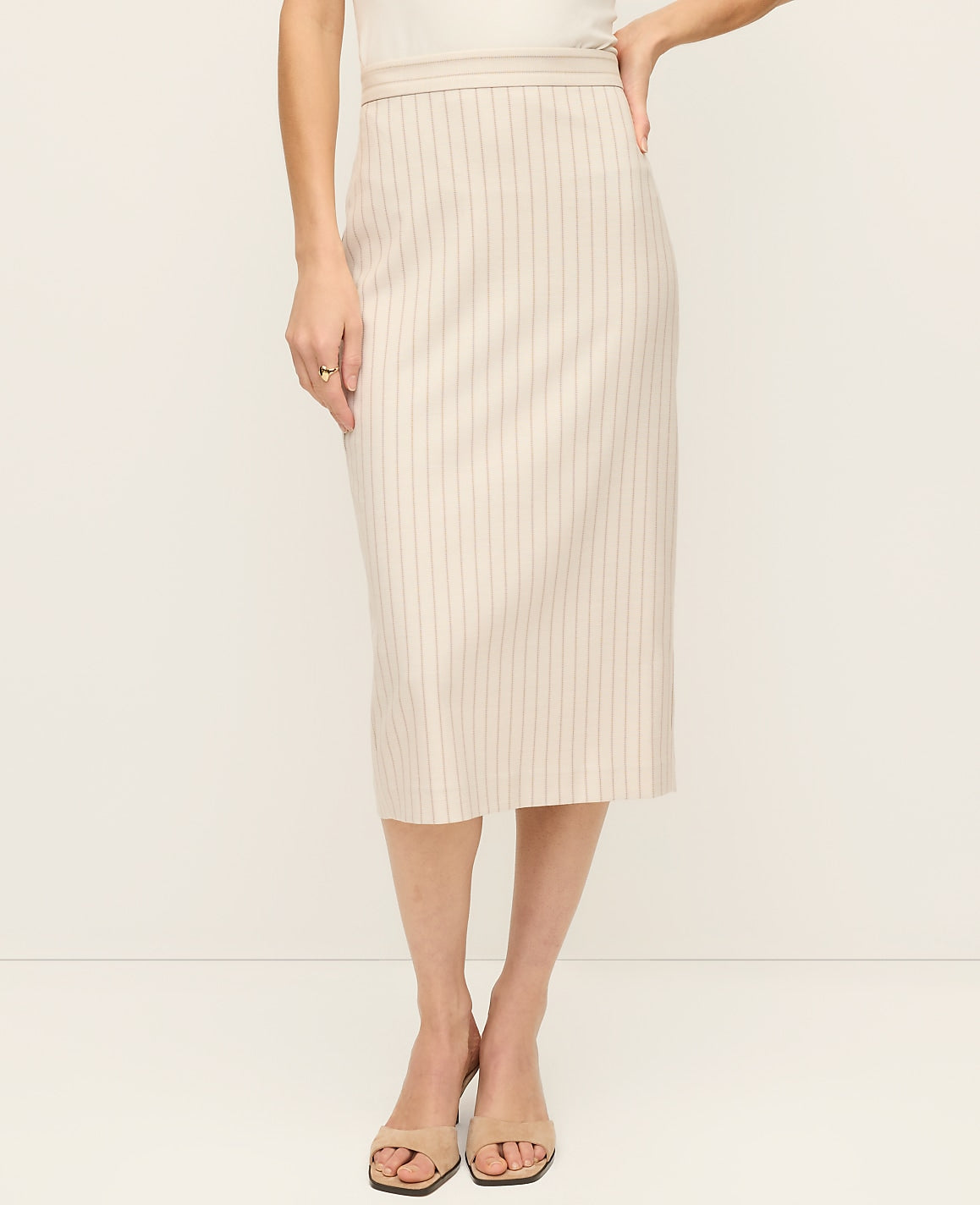 The Clean Pencil Skirt in Pinstripe | Ann Taylor