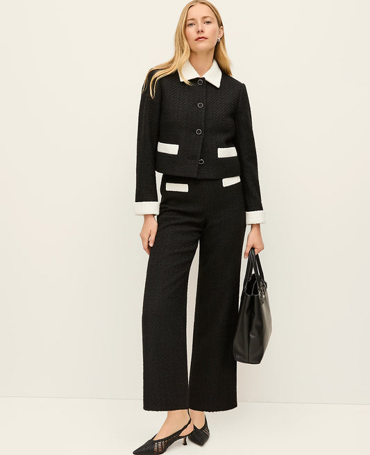 The Grace Straight Pant in Tweed | Ann Taylor