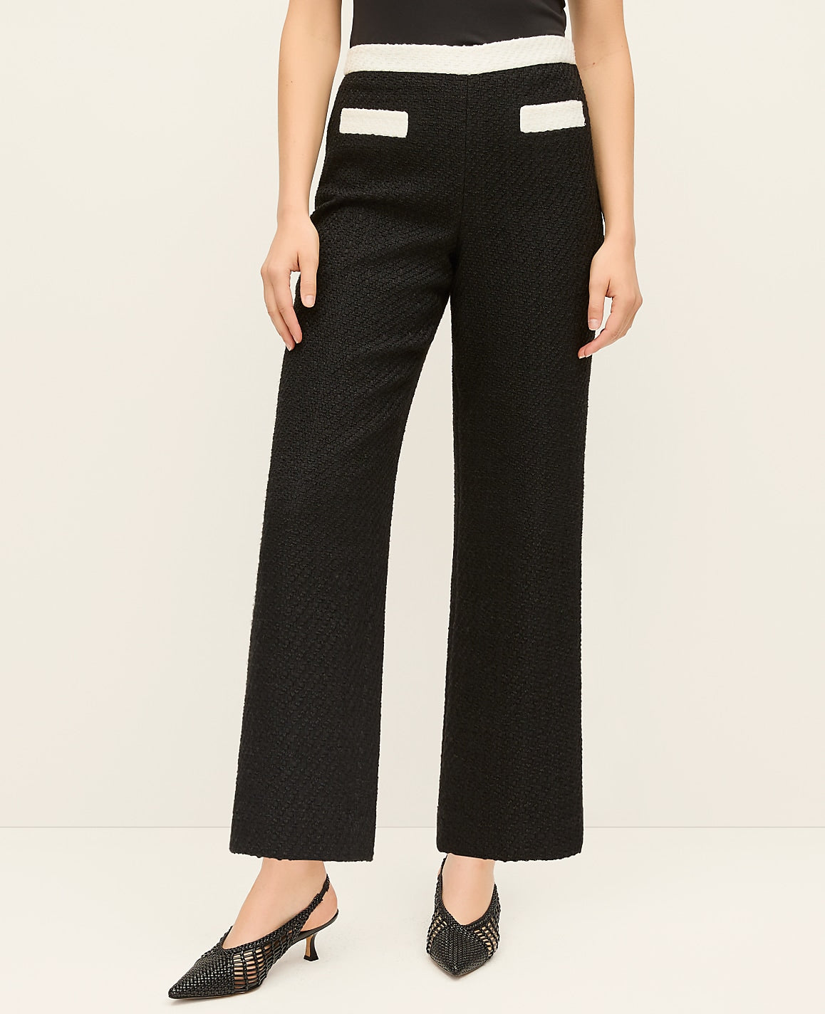 The Grace Straight Pant in Tweed | Ann Taylor