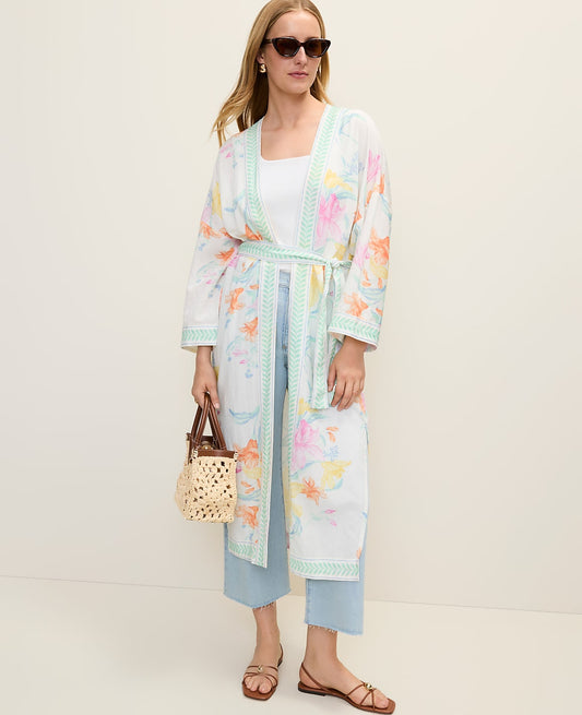 Floral Belted Kimono | Ann Taylor