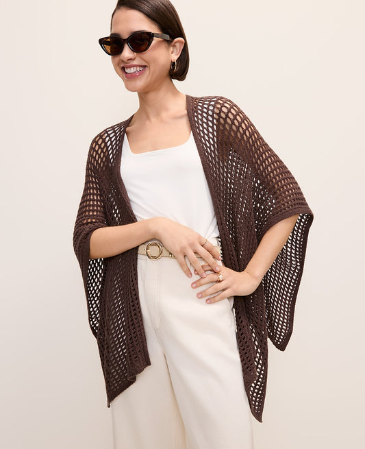 Crochet Wrap Poncho | Ann Taylor