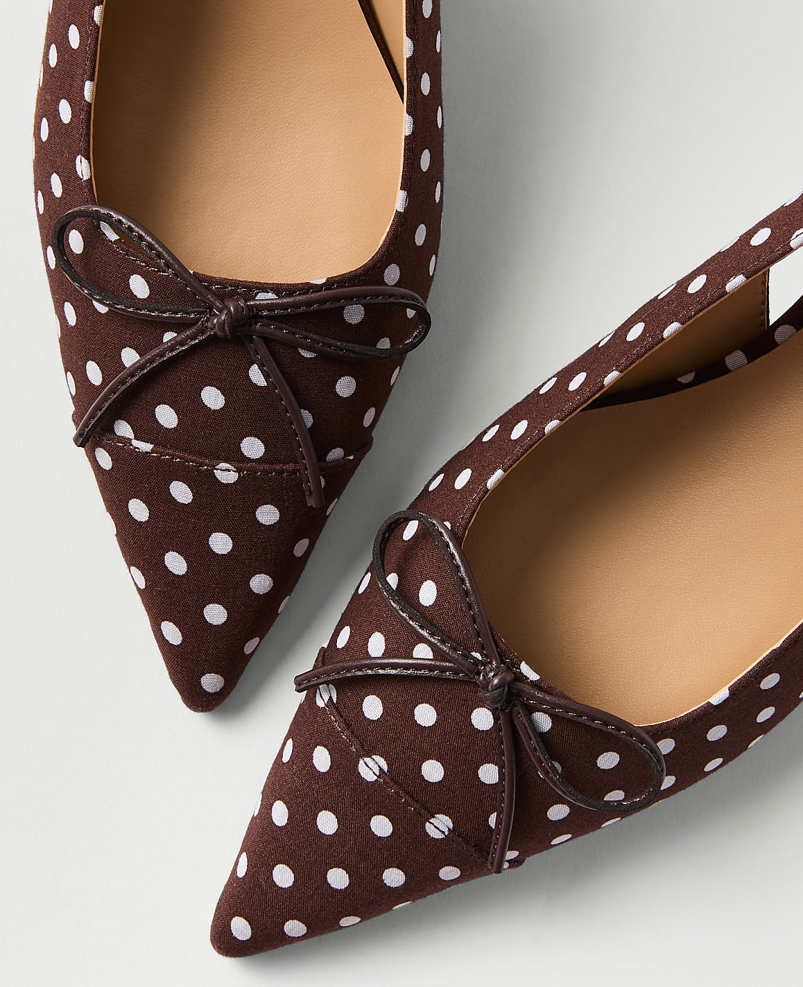 Polka Dot Kitten Heel Pump | Ann Taylor