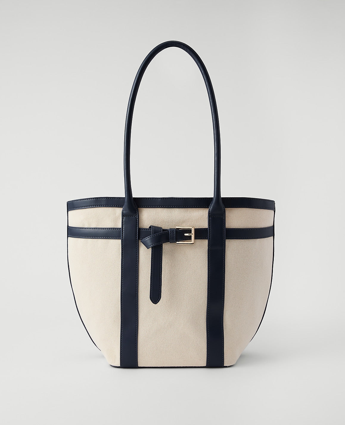 Belted Canvas Tote | Ann Taylor