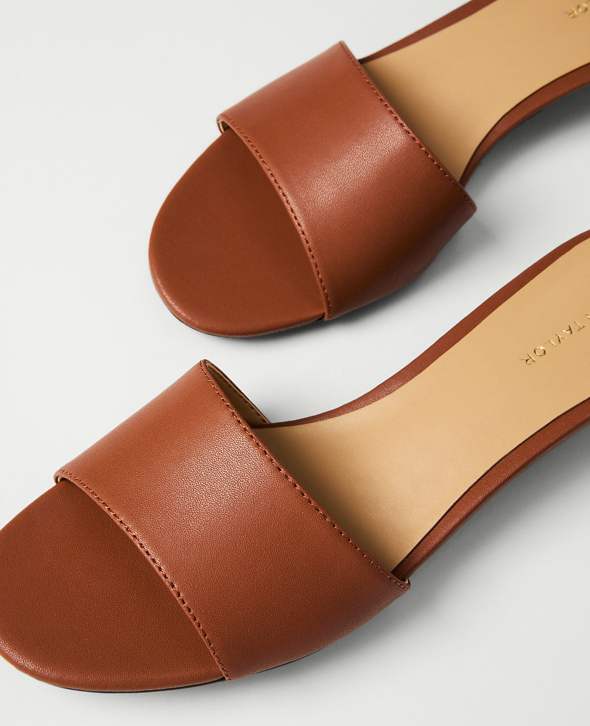 Weekend Leather Wedge Sandal | Ann Taylor