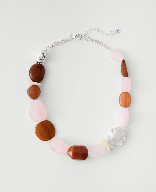 Mixed Stone Statement Necklace | Ann Taylor
