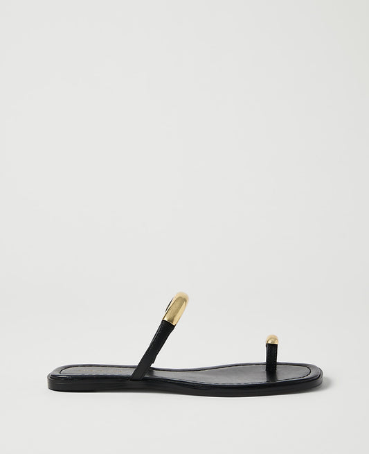 Leather Embellished Sandal | Ann Taylor