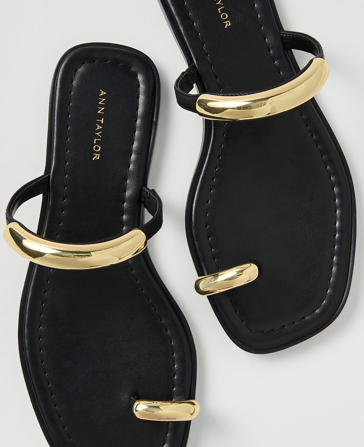 Leather Embellished Sandal | Ann Taylor