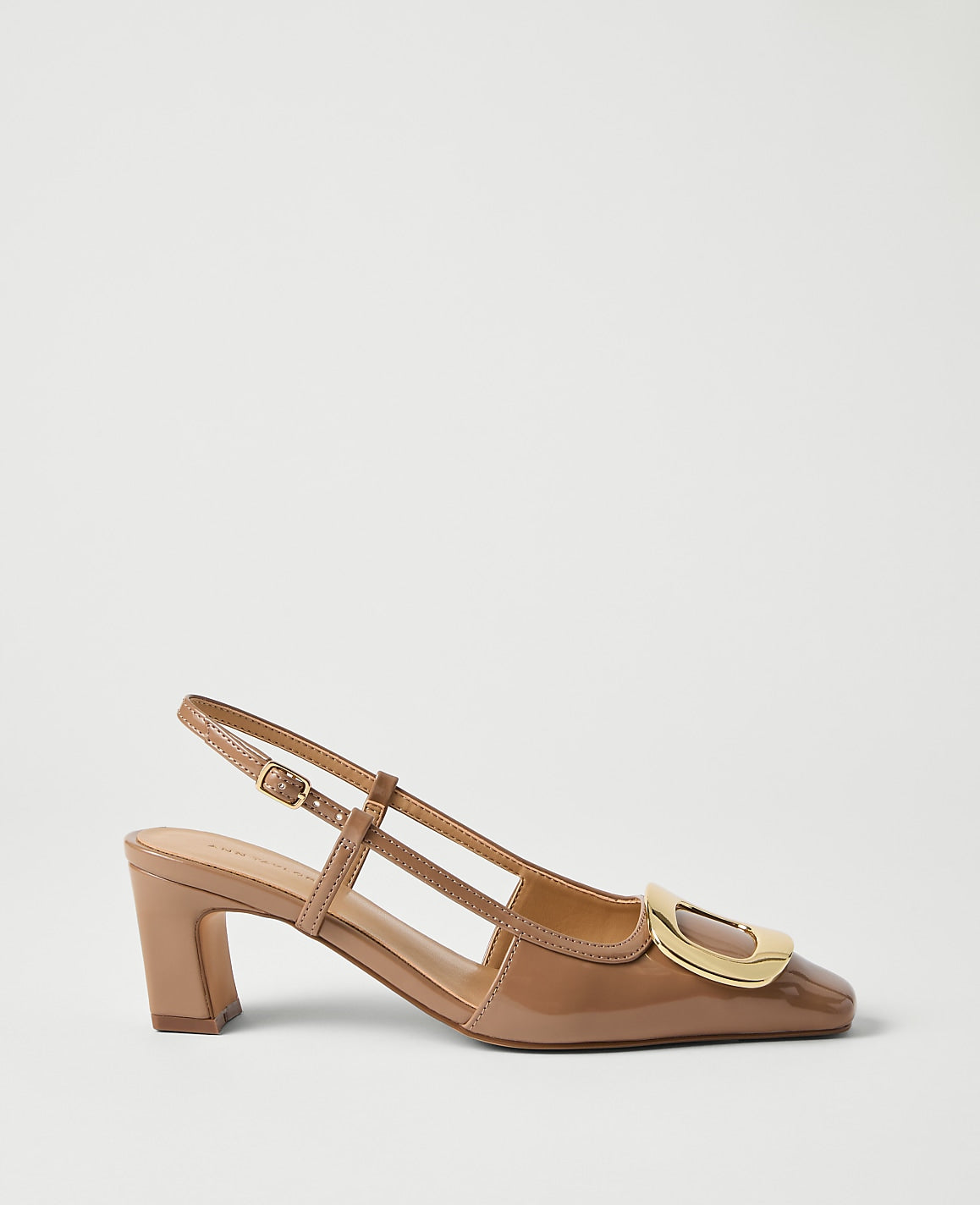 Patent Leather Buckle Pump | Vinci Leather
