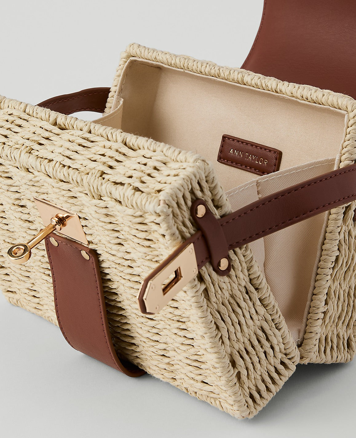 Rattan Crossbody | Vinci Leather