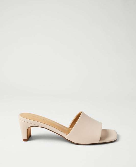 Leather Heel Mule | Vinci Leather