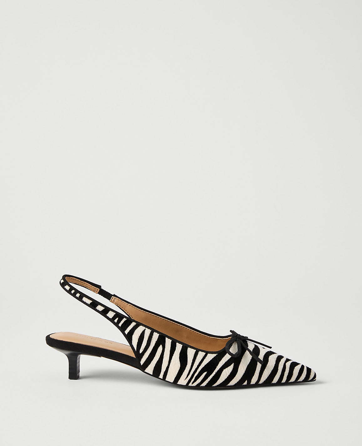 Haircalf Kitten Heel Pump | Vinci Leather
