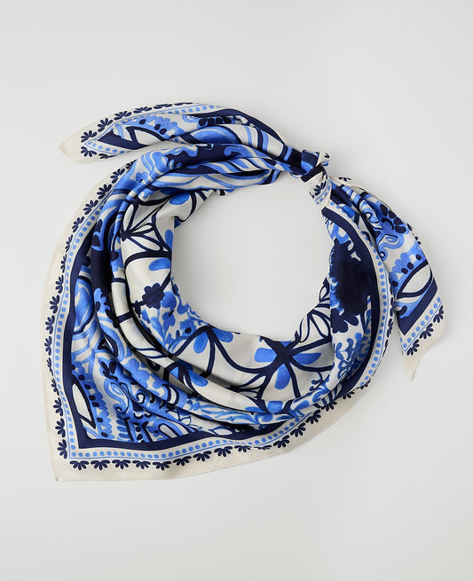 Paisley Silk Scarf | Vinci Leather