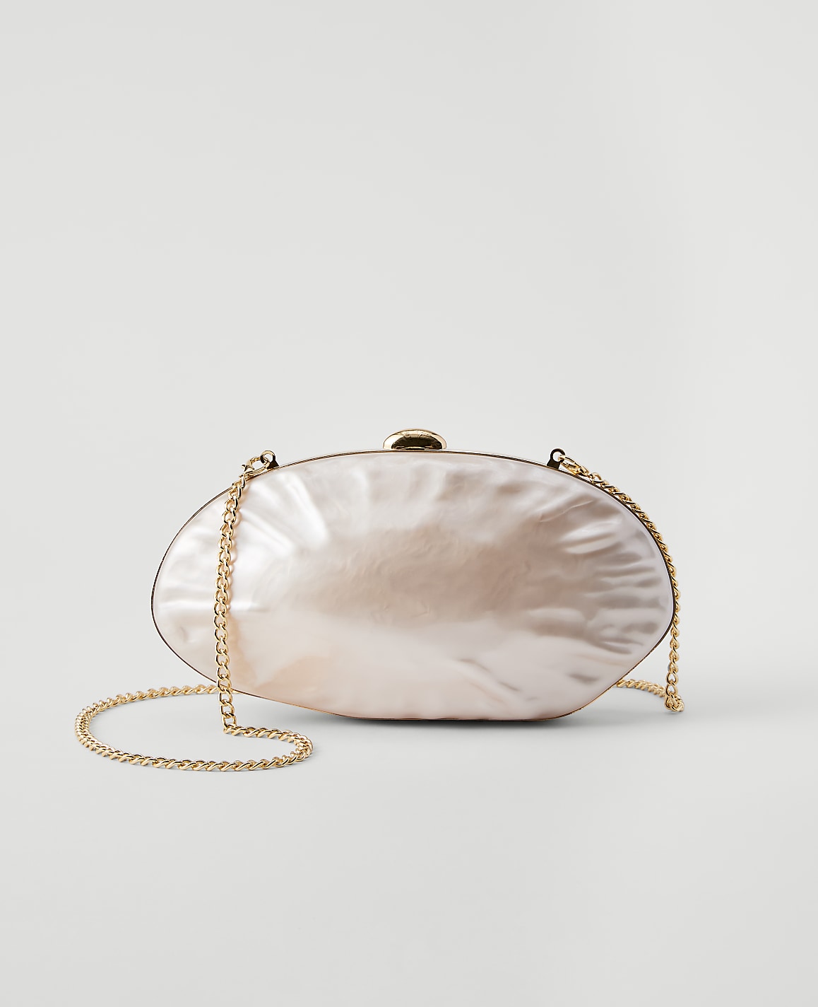 Pearlized Crossbody Bag | Vinci Leather