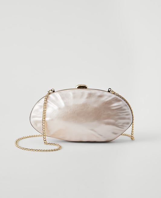 Pearlized Crossbody Bag | Vinci Leather
