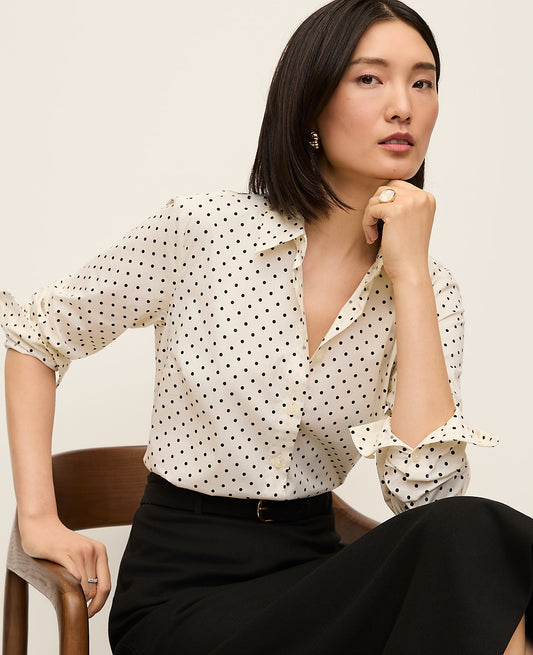 Dotted Perfect Shirt | Vinci Leather