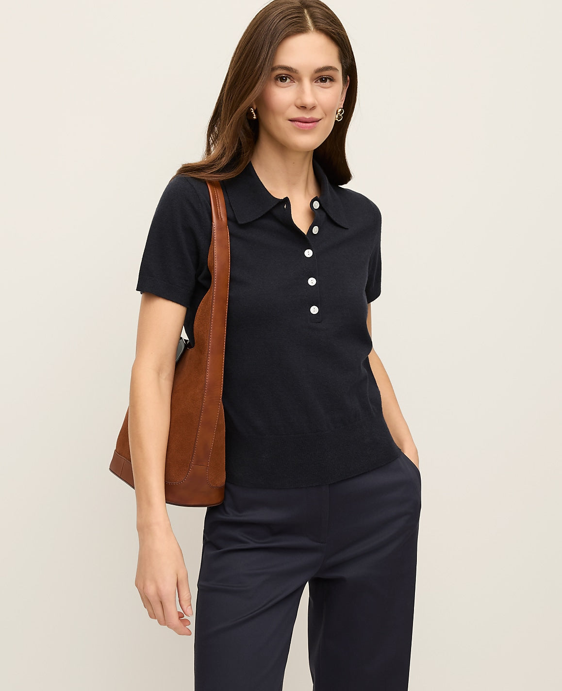 Polo Sweater | Vinci Leather