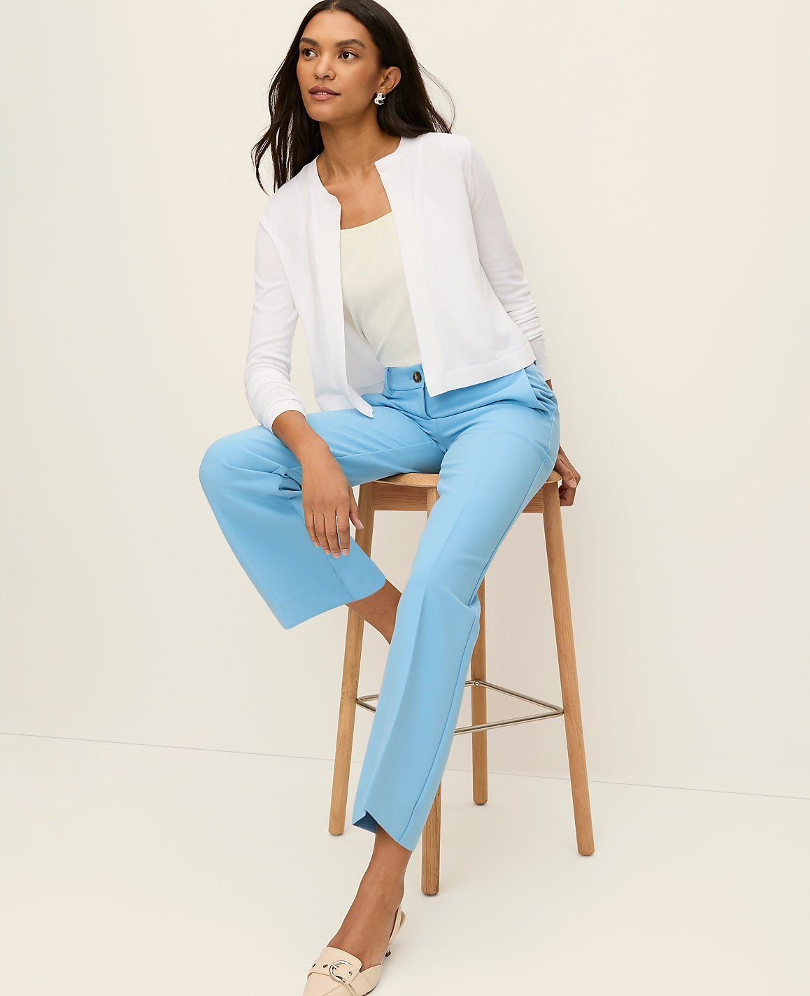 Open Crop Cardigan | Vinci Leather