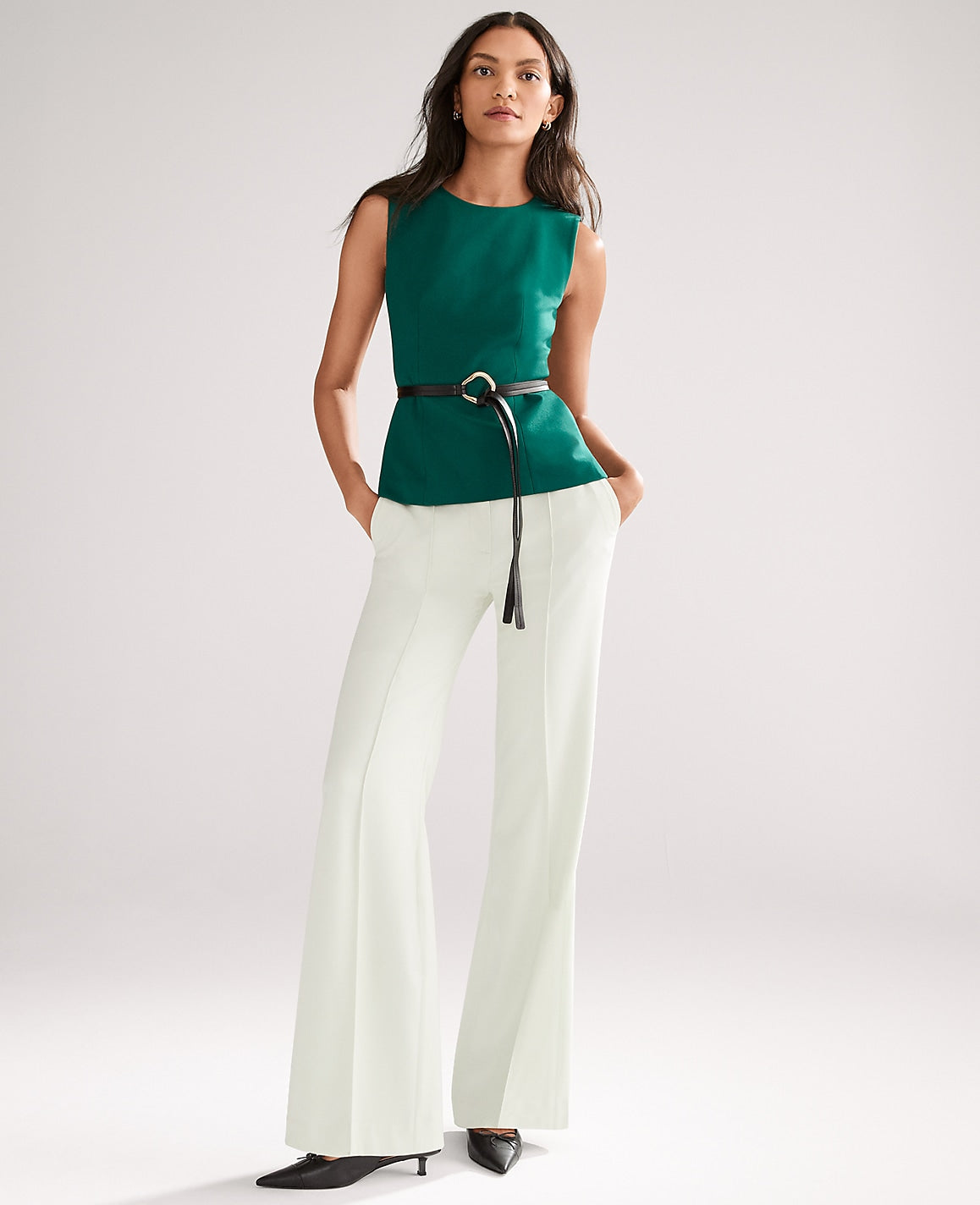The Belted Margot Pant | Vinci Leather