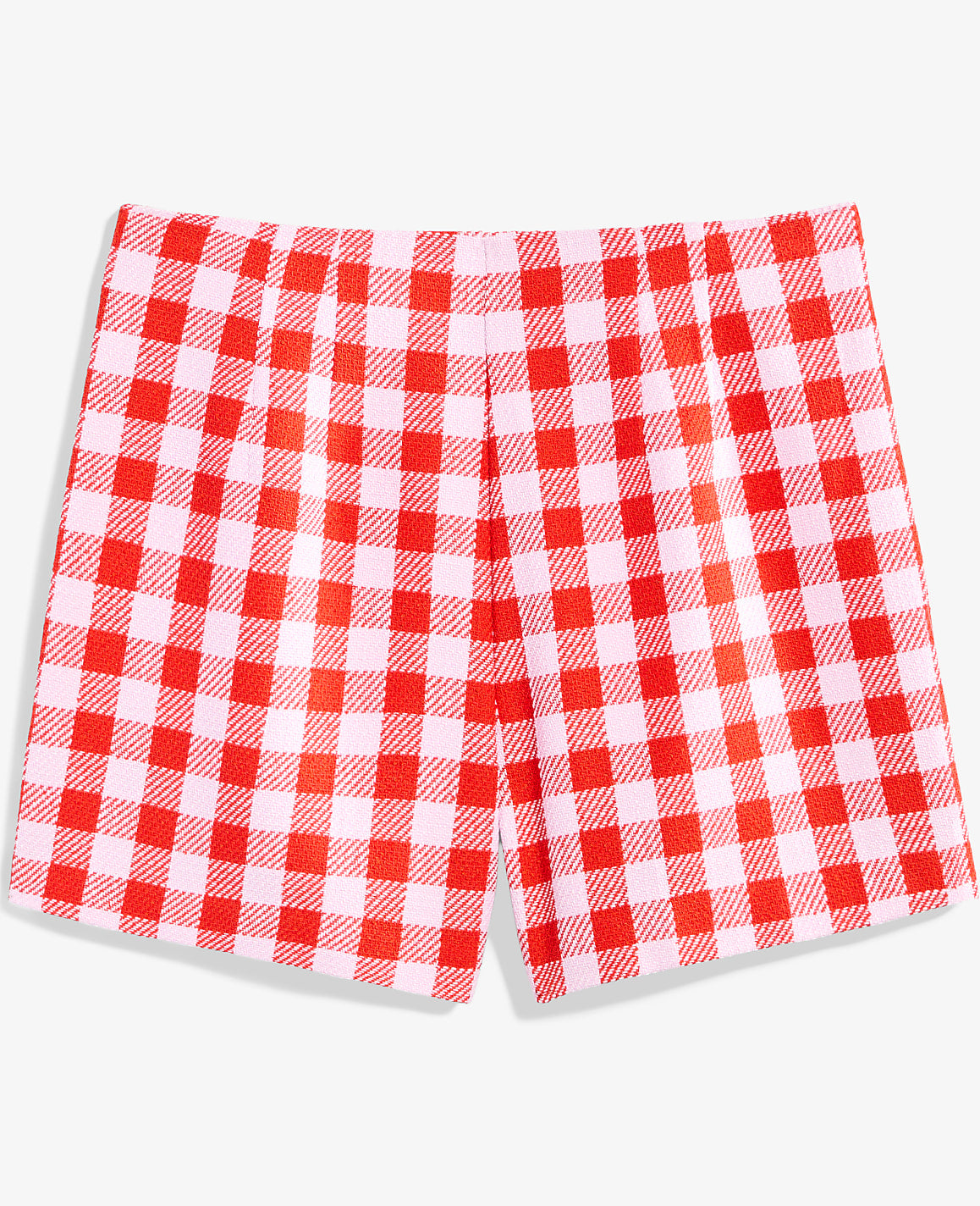 The Gingham Side Zip Short | Vinci Leather