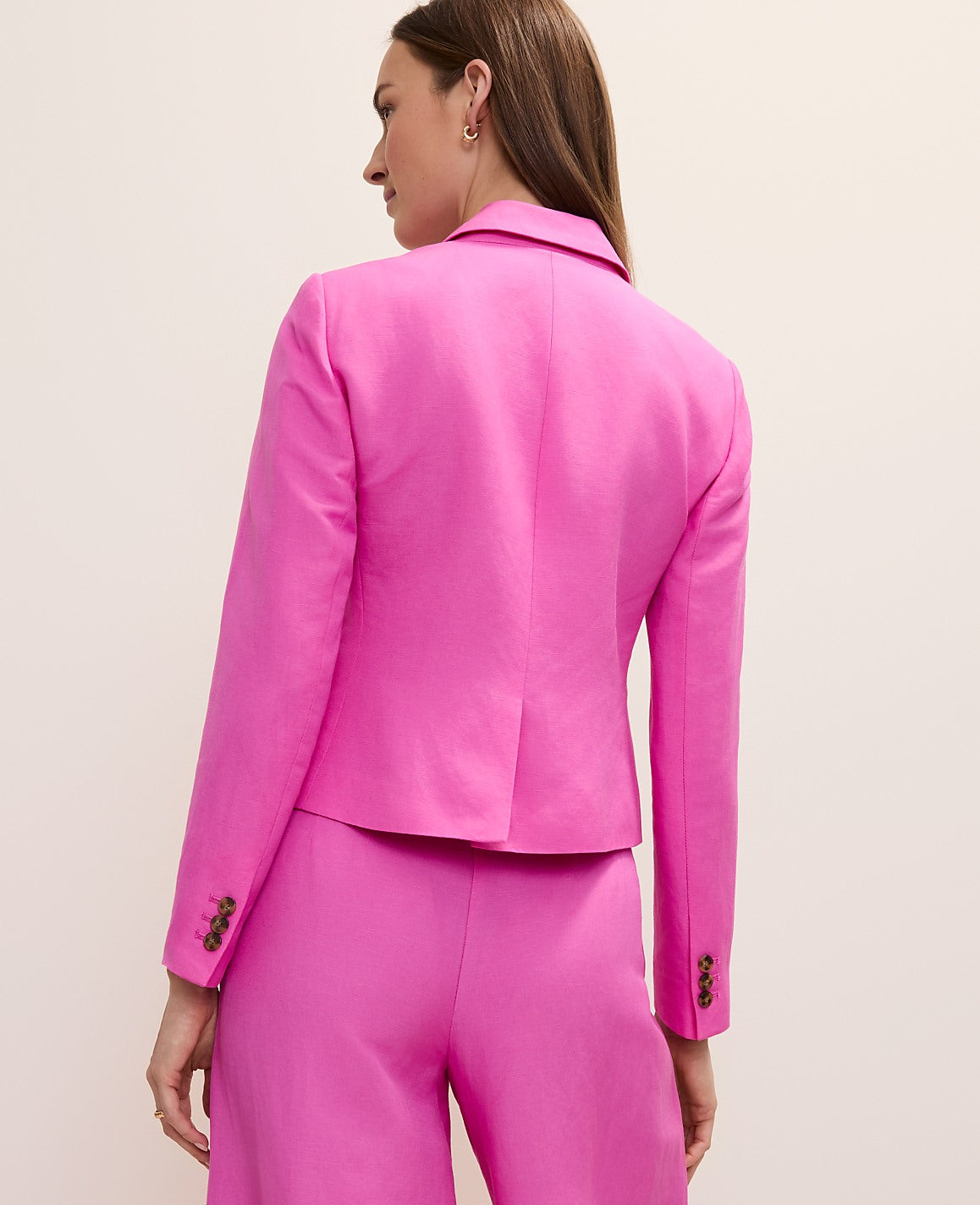 The Modern Newbury Blazer in Linen Blend | Vinci Leather