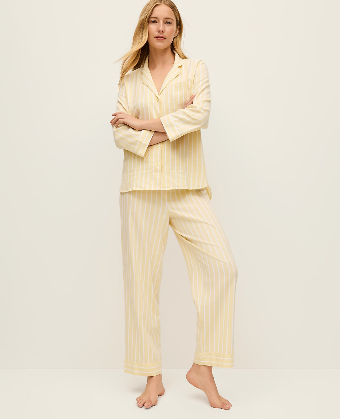 Striped Pajama Set | Vinci Leather