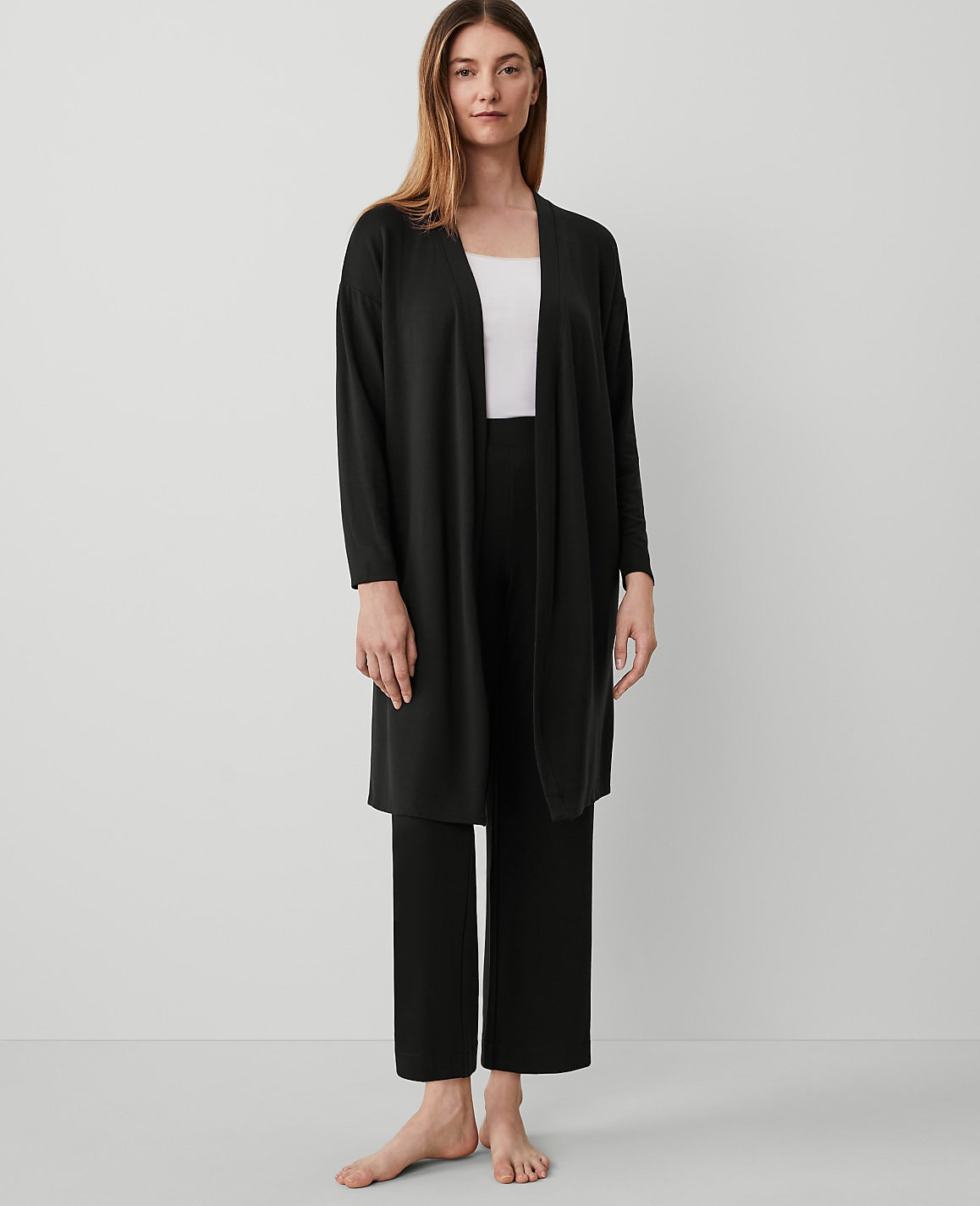 Shawl Collar Duster | Vinci Leather