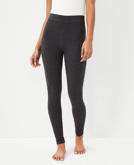 Heathered Essential Leggings | Vinci Leather