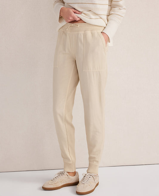 Haven Well Within The Effortless Twill Jogger | Vinci Leather