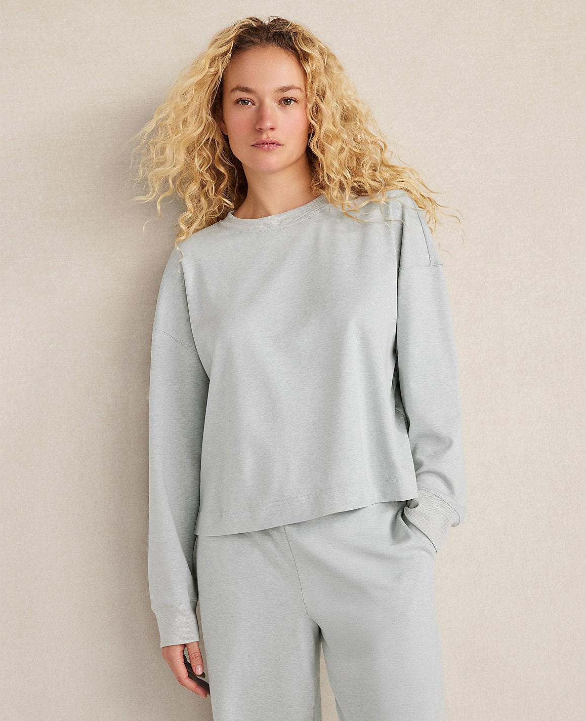 Haven Well Within Botanical-Dyed Organic Cotton Interlock Top | Vinci Leather