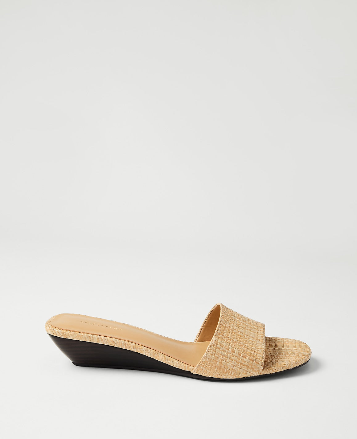 Straw Wedge Sandal | Vinci Leather