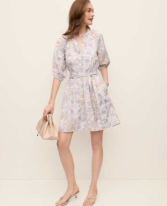 Paisley Flare Dress | Vinci Leather
