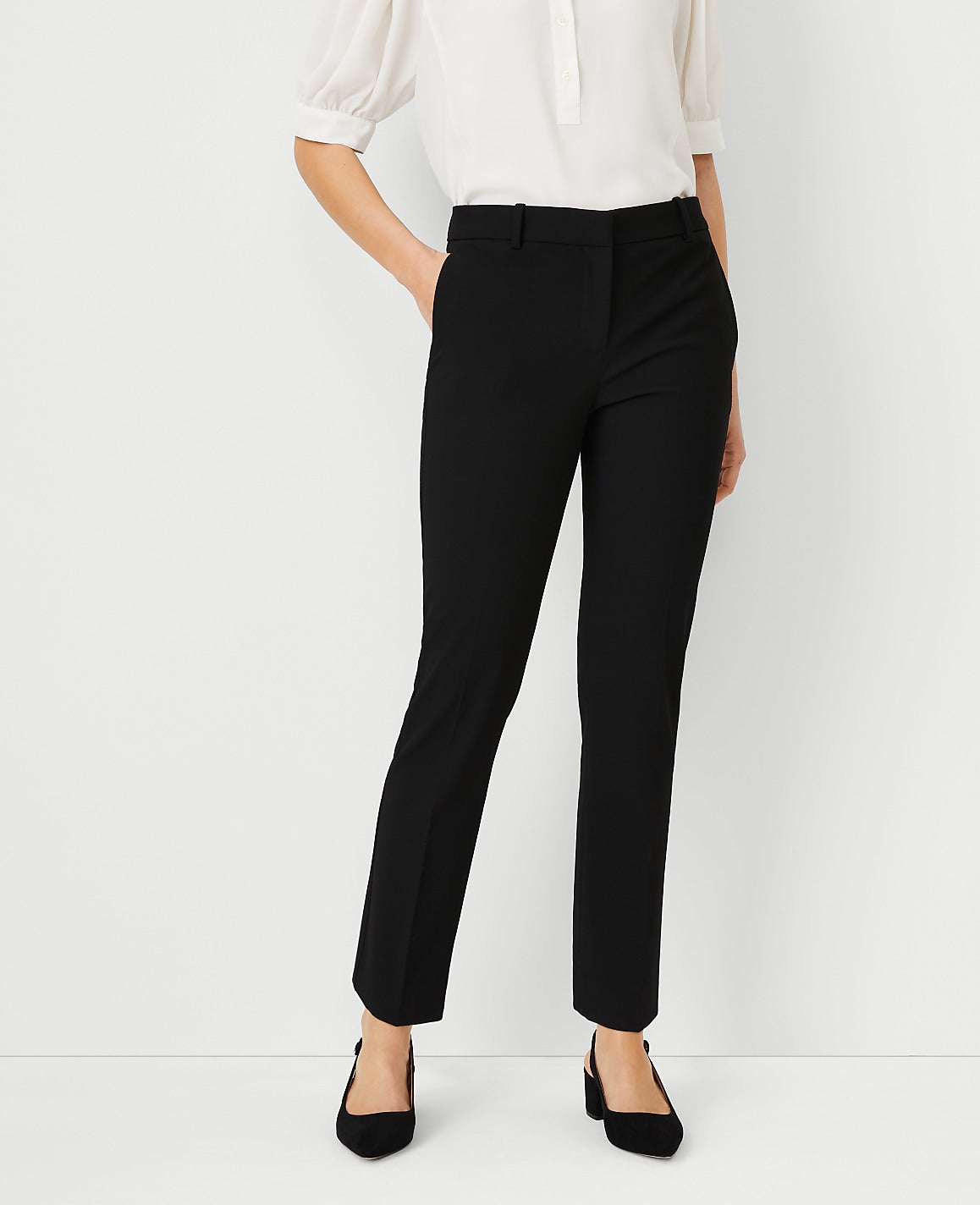 The Tall Ankle Pant In Bi-Stretch | Vinci Leather